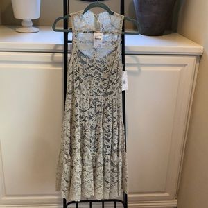 ERIN by Erin Featherstone Mint Sage Lace dress
